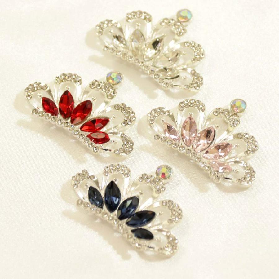 完売終了】ビジュー ティアラ アクセサリーパーツ 王冠 クラウン DIY
