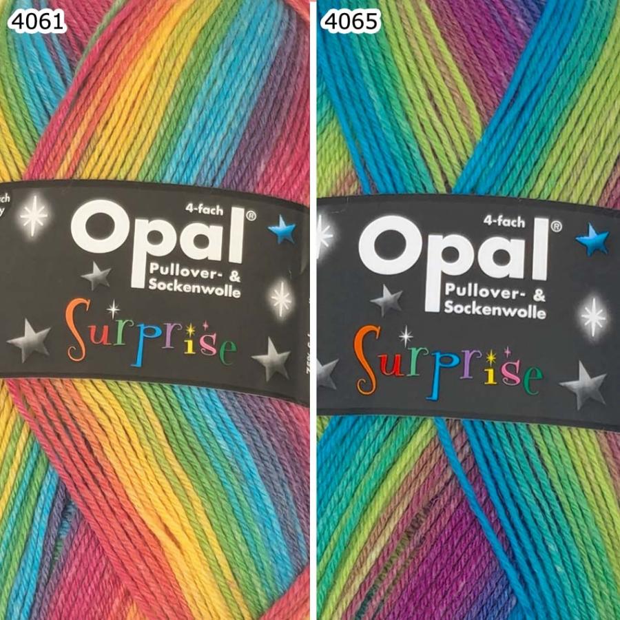 1玉単位 Opal毛糸 Surprise（サプライズ）4PLY 4本撚り 中細タイプ