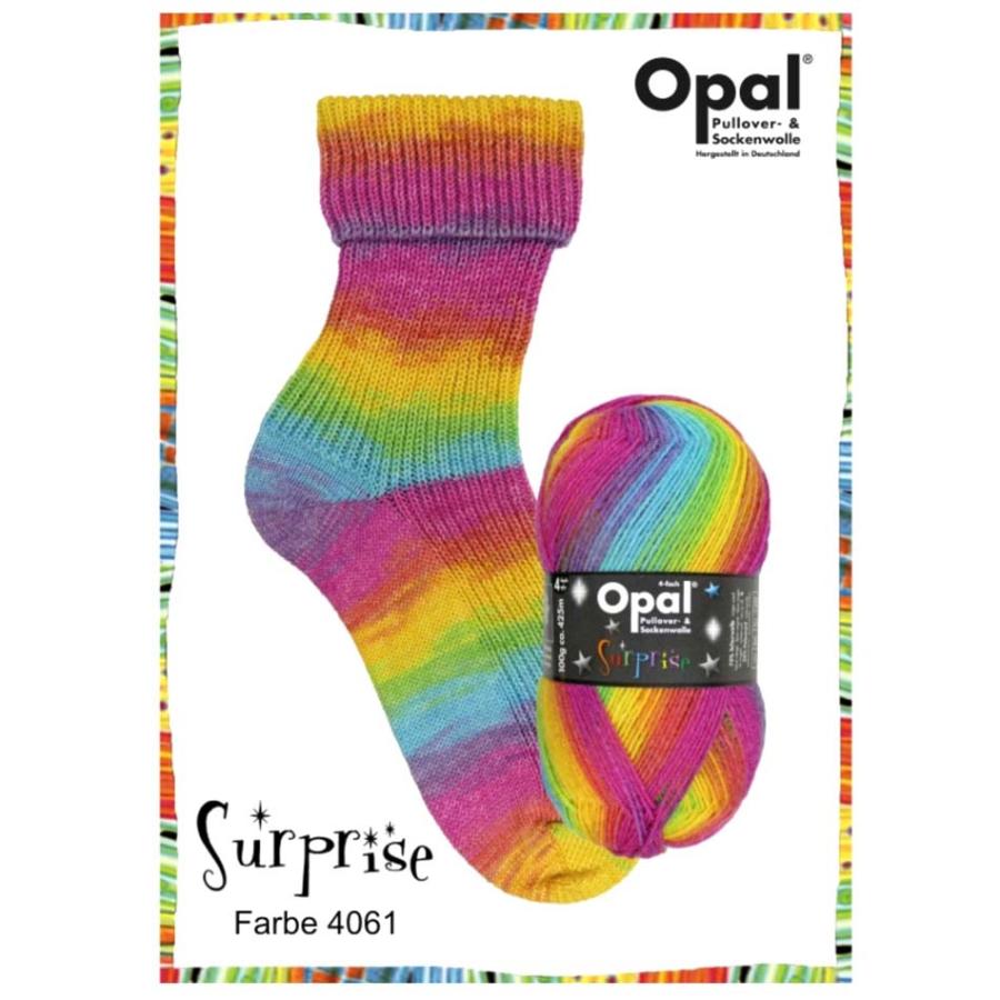1玉単位 Opal毛糸 Surprise（サプライズ）4PLY 4本撚り 中細タイプ