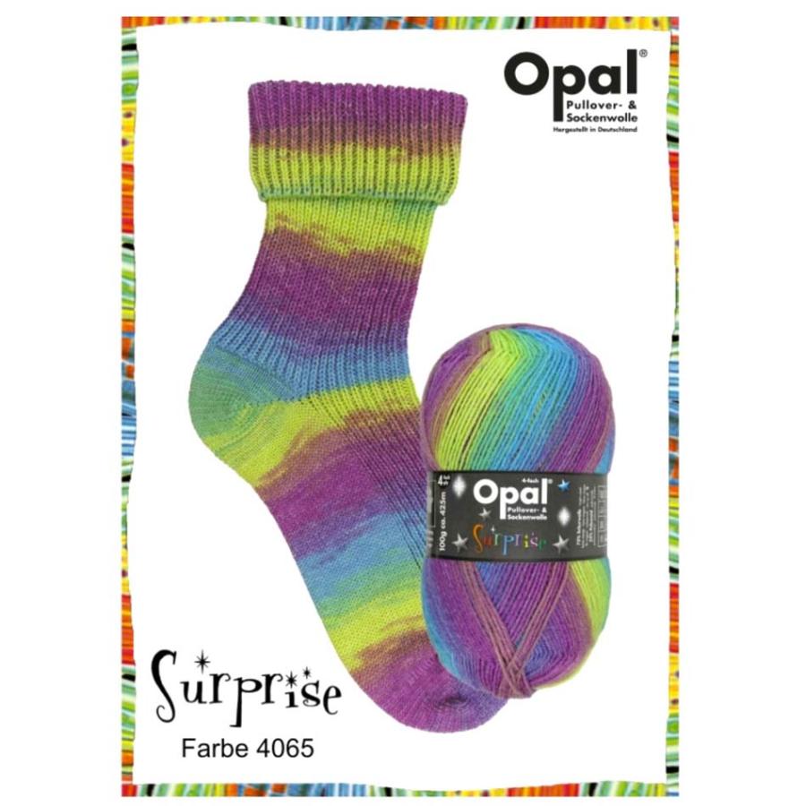 1玉単位 Opal毛糸 Surprise（サプライズ）4PLY 4本撚り 中細タイプ