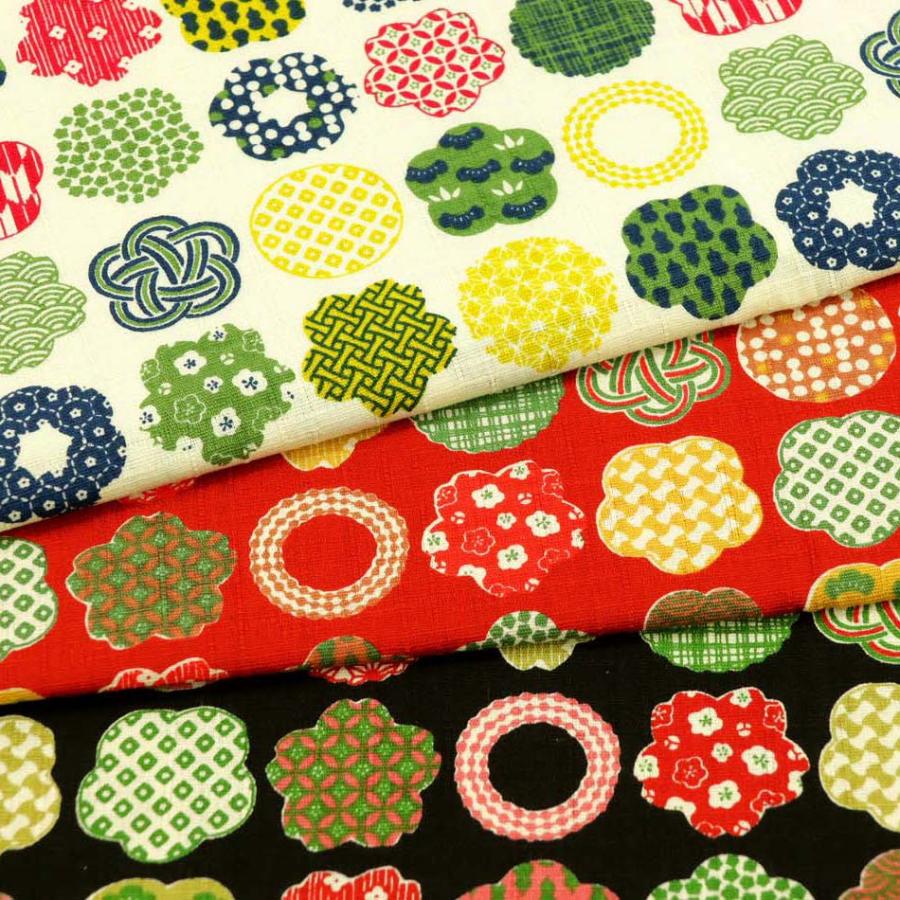 生地 1ｍ単位 ドビー モダン和柄 花と円 Ap 2 布 コスモテキスタイル 和柄 4hn Fabric House Iseki 通販 Yahoo ショッピング
