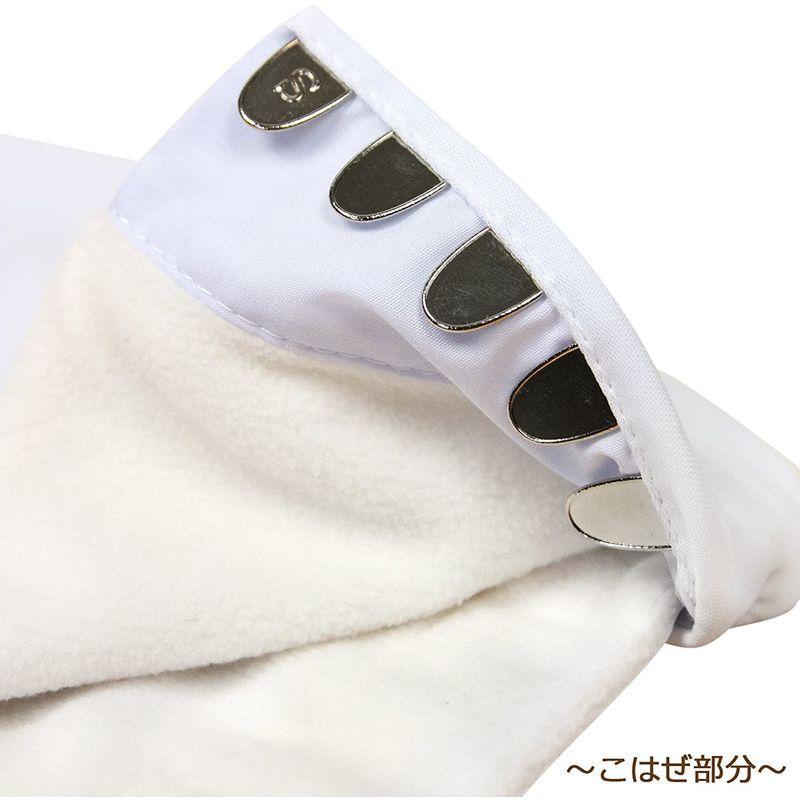 高い品質(キョウエツ) KYOETSU メンズあったかフリース白足袋 21.5cm-28.0cm 男性 こはぜ付き (S) 着物、浴衣 キョウエツ 足袋 足袋カバー フリース 冬用 白 ソックス メンズ