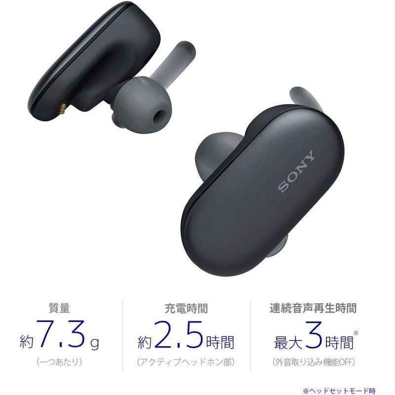 ソニー 完全ワイヤレスイヤホン WF-SP900 : Bluetooth対応 左右分離型 防水仕様 4GBメモリ内蔵 2018年モデル / 完全ワイヤレスイヤホン WF SP900 Bluetooth対応 左右分離型 防水仕様 4GBメモリ内蔵 2018年モデル