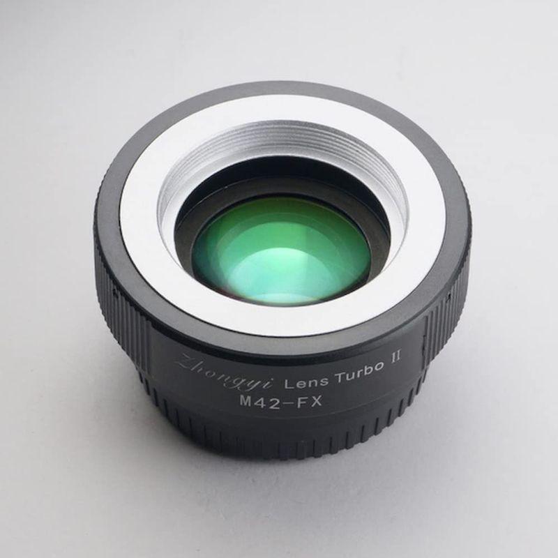 高い素材 中一光学 (ZHONG YI M42-FX Turbo OPTICS) フォーカルレデューサー II マウントアダプター Lens (M42  ビデオカメラ