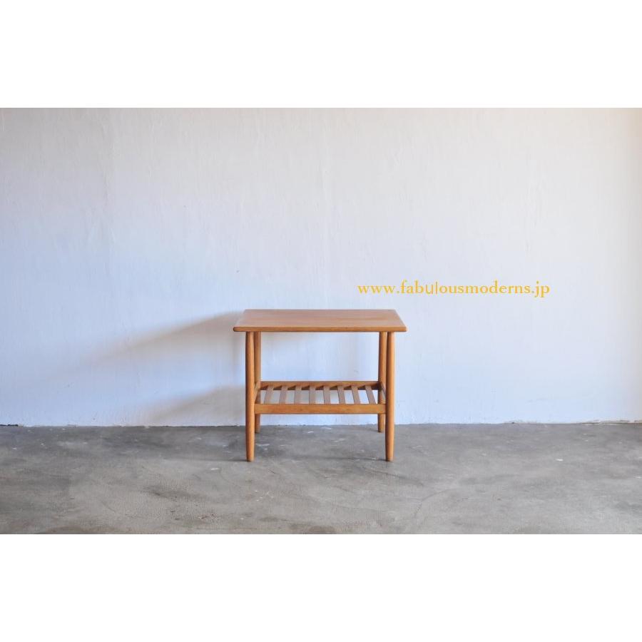 Ejvind A Johansson(196*) oak sofa table FDB サイドテーブル 北欧 ビンテージの画像