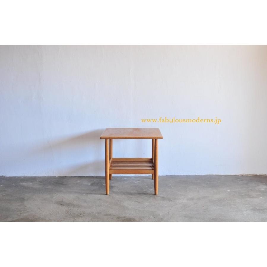 Ejvind A Johansson(196*) oak sofa table FDB サイドテーブル 北欧 ビンテージの画像