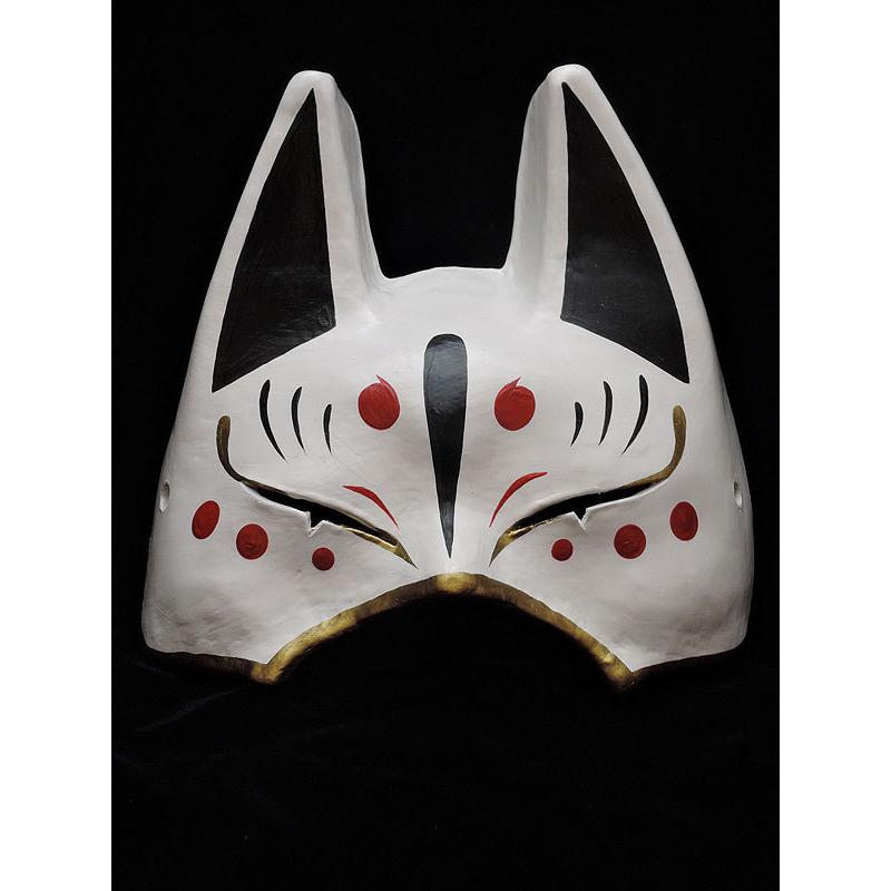 半狐面 楽 Kitune Han Raku ファンシーマスクショップ Faceman 通販 Yahoo ショッピング