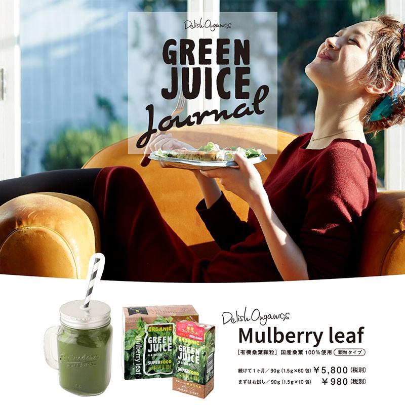 デリッシュオーガニック マルベリーリーフ（Delish Organics Mulberry leaf）顆粒タイプ （60包） |  | 03