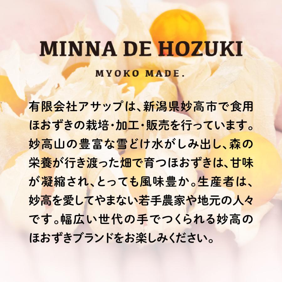 送料無料 新潟 妙高 フルーツほおずき アサップ ほおずきフルーツソース(honey)３本セット 新潟県妙高市 スーパーフード 食用ほおずき 果実 はちみつ |  | 05