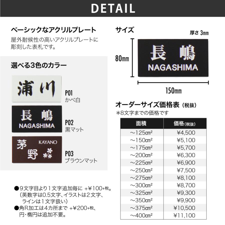表札 おしゃれ 送料無料 アクリル 戸建 おすすめ シンプル カジュアル Artmark プラスチックプレート アートマーク At033 表札の通販専門店フェイスサイン 通販 Yahoo ショッピング