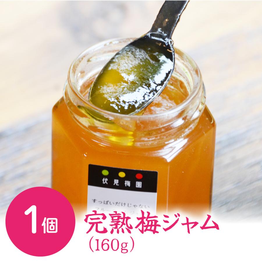 送料無料 梅ジャム 伏見梅園の完熟梅 完熟梅ジャム 160g 福井県若狭町