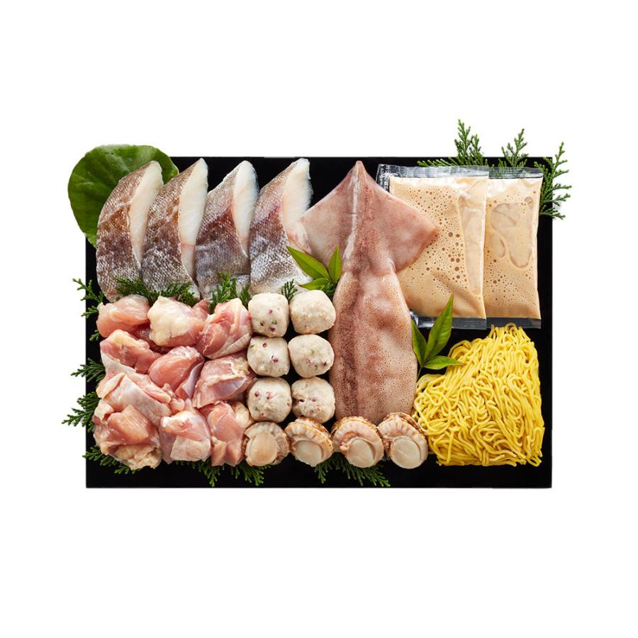 北海道産鶏もも肉と魚介を使った 鶏白湯鍋セット｜facesign｜02