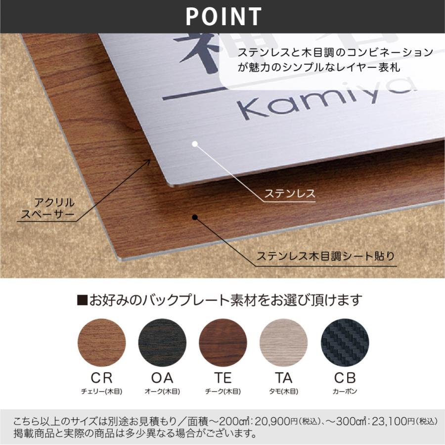 表札 おしゃれ 送料無料 ステンレス 戸建 モダン 北欧 おすすめ 腐蝕彫刻 ホームサイン 新築 ステンレスと木目調のコントラスト表札 クランド Ho017 表札の通販専門店フェイスサイン 通販 Yahoo ショッピング