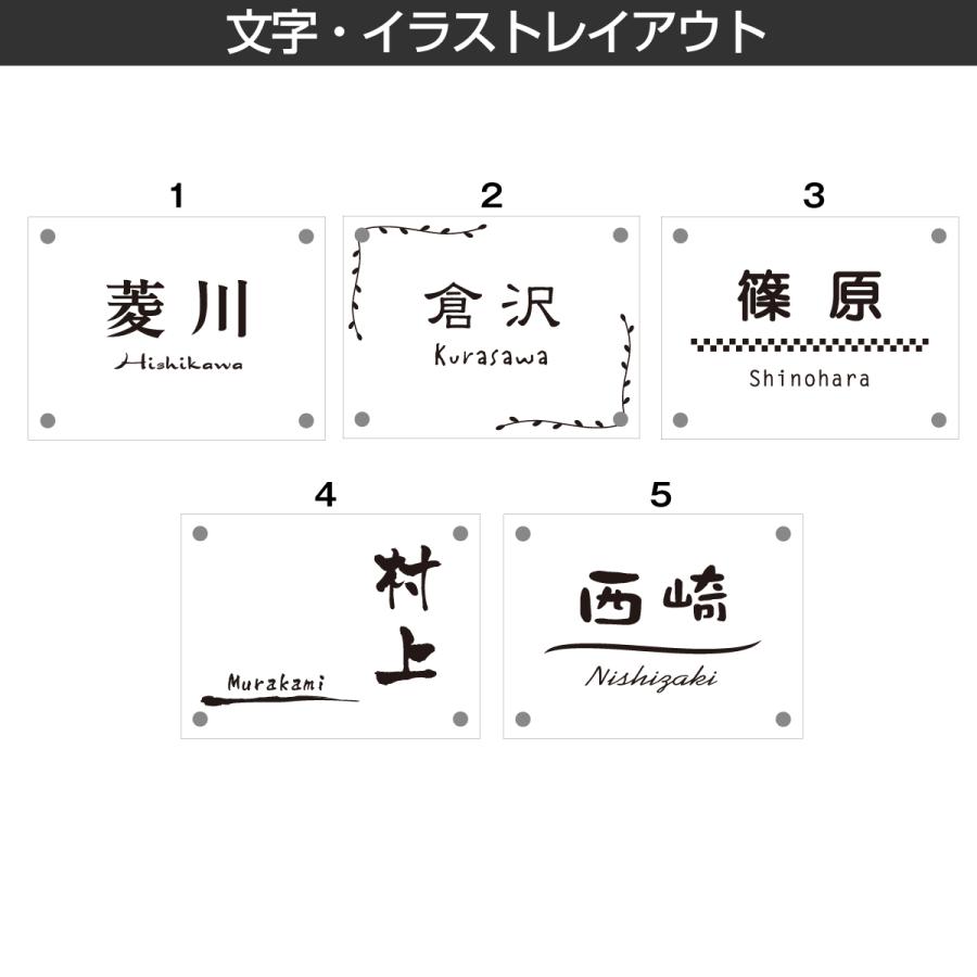 新春初売りセール実施中！ホームサイン 表札 アーキフレームＢ型対応表札 エクステリア対応表札 戸建 モダン ホームサイン 北欧 アーキフレームＢ型 |  | 03