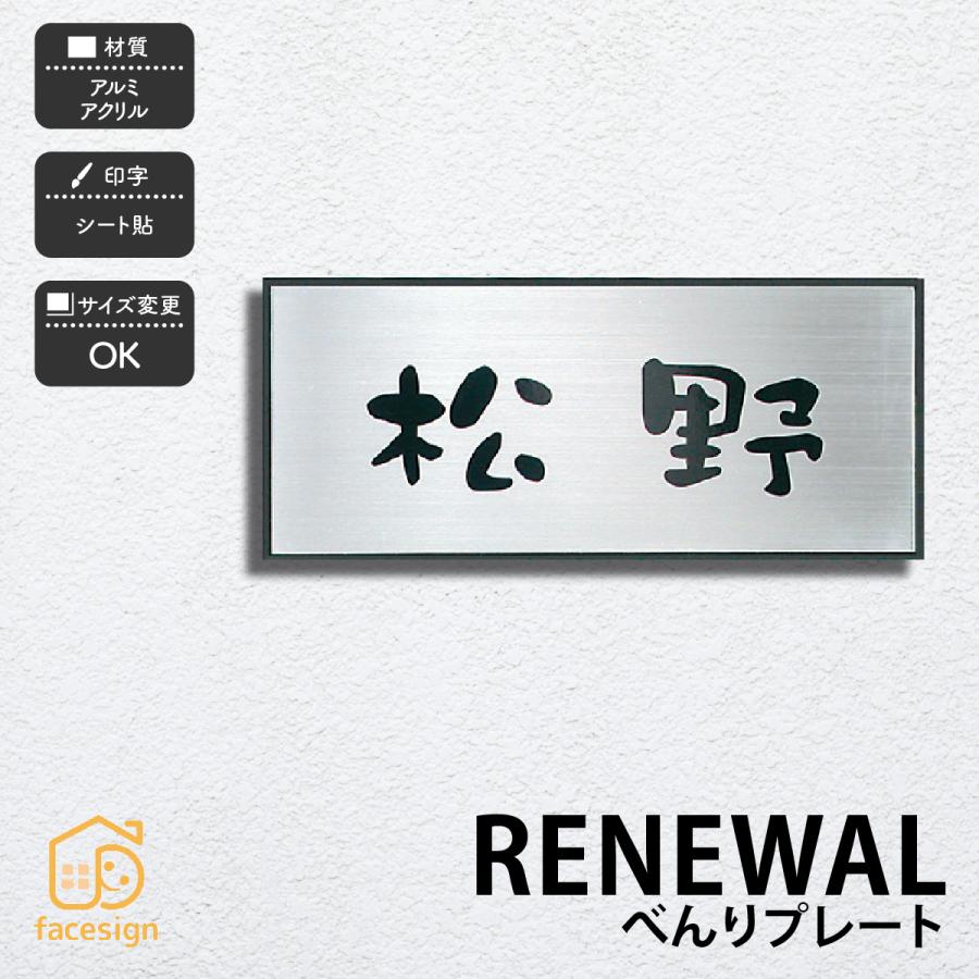 ホームサイン 表札 かぶせる おしゃれ リニューアル 貼るタイプの表札  戸建  ホームサイン 北欧 おすすめ べんりプレート | 