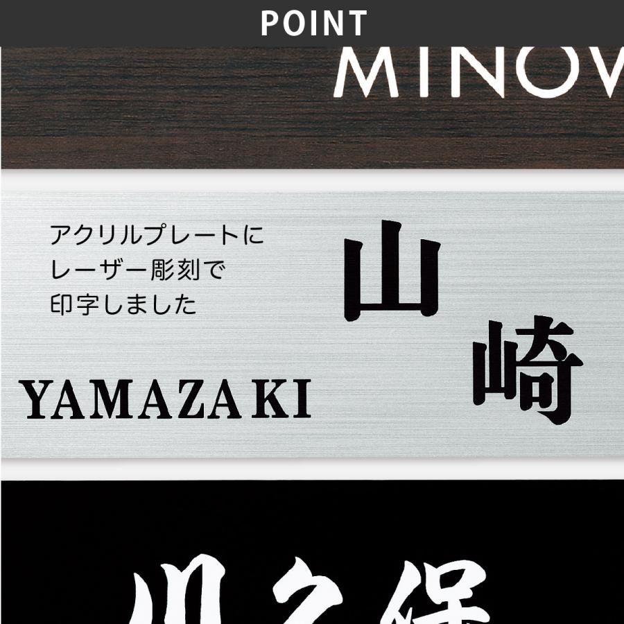 丸三タカギ 表札 おしゃれ 送料無料 アクリル 戸建 おすすめ モダン クール 丸三タカギ Akuri アクリ |  | 02