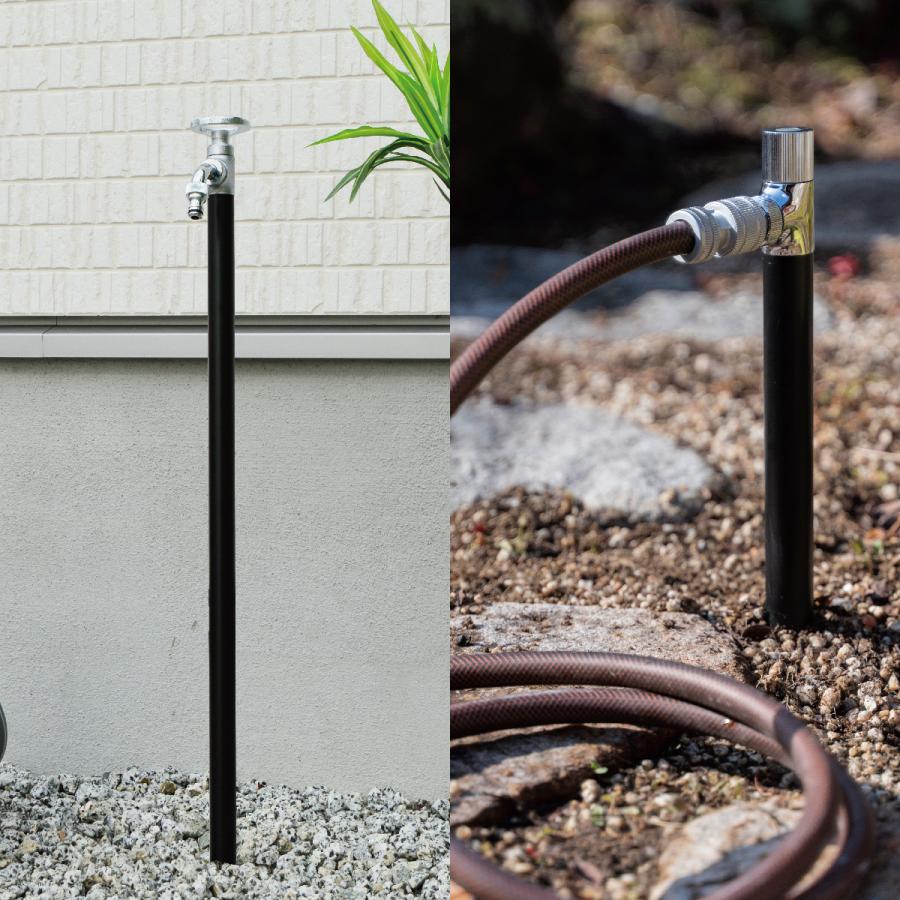 丸三タカギ イエロゴ 立水栓 おしゃれ アルミ ステンレス 外構 エクステリア 散水 丸三タカギ LibertaII リベルタ2 | 