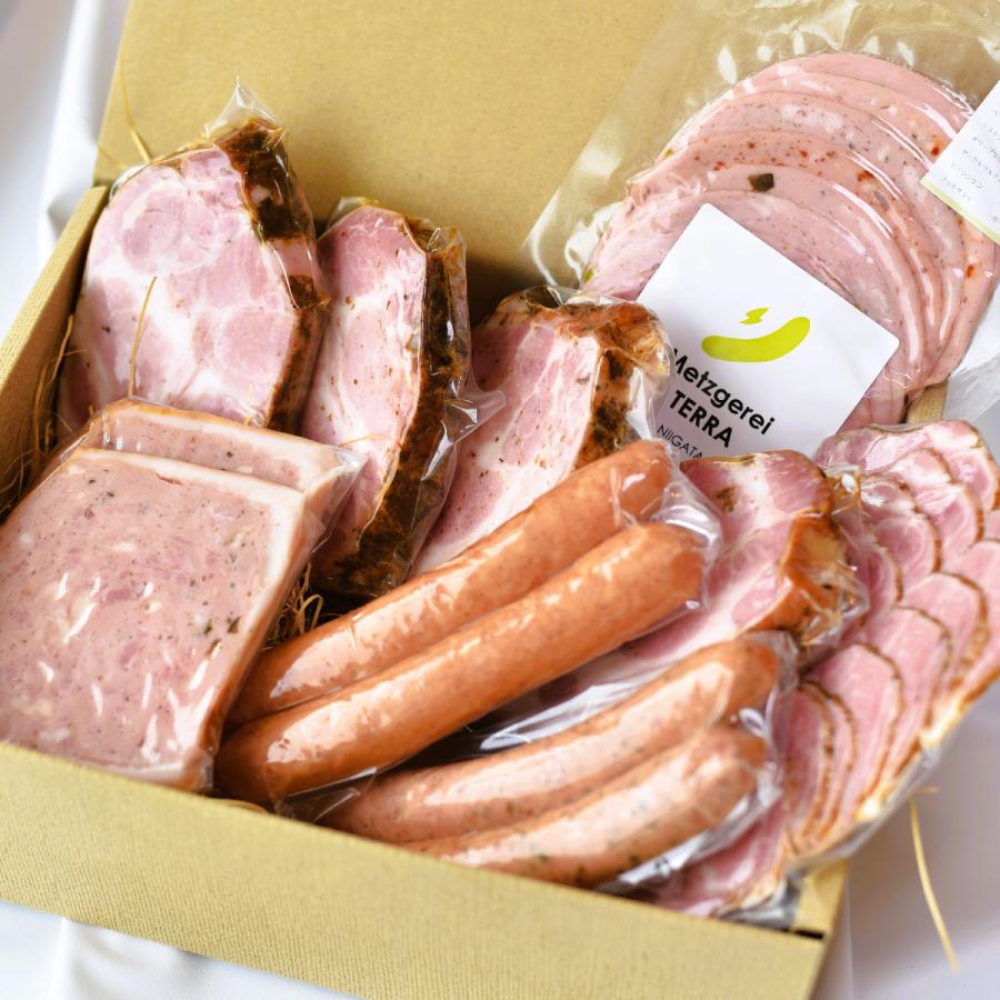 送料無料 新潟の自家製ドイツハムソーセージ専門店 メッツゲライ テラ 新潟ローストポークセット 新潟県産豚肩ロース 新潟ローストポーク薄切り |  | 06