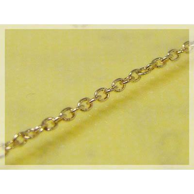 はる　K18イエローゴールド カットアズキ　1.3mm幅 ブレスレット 丸アズキチェーンブレスレット 長さ18cm：幅1.3mm イエローゴールドK10