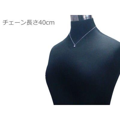 ローズ 薔薇 天然誕生石ペンダント プラチナ ダイヤモンド ネックレスチェーン付きの画像