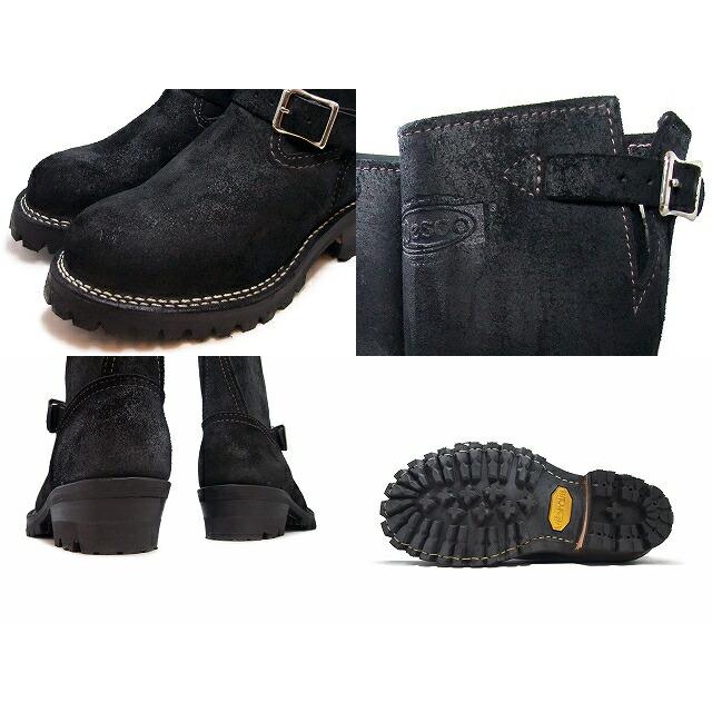 ウエスコ ボス エンジニアブーツ Wesco CUSTOM BOSS 9inc 7709100 カスタム ボス 9インチ ビブラム ブラックラフアウトの画像