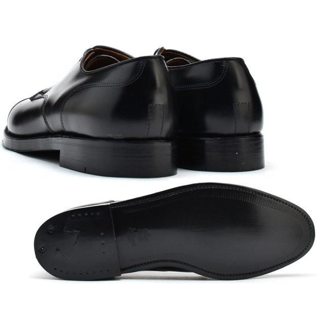 オールデン ストレートチップ ALDEN 971 STRAIGHT TIP BLUCHER OXFORD ブラック MADE IN USA アメリカ製 メンズ ビジネス ドレスの画像