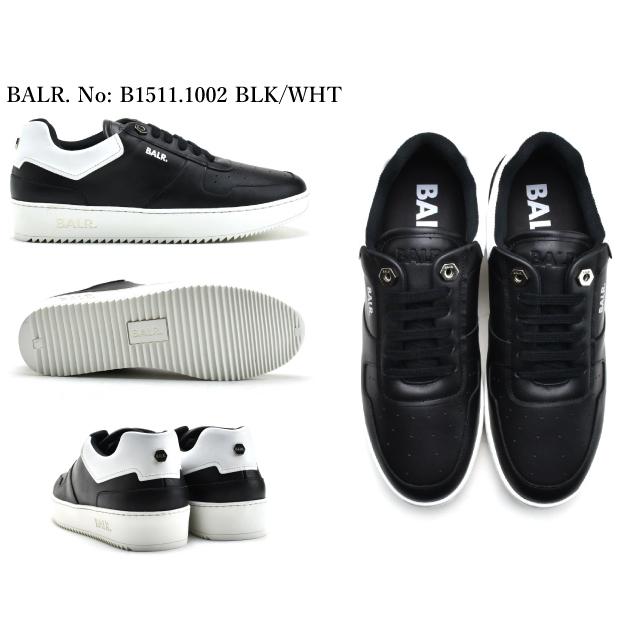 BALR. ボーラー メンズ スニーカー シューズ ブラック ホワイト