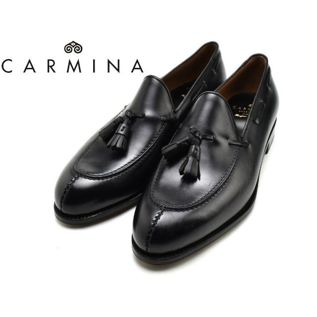 CARMINA カルミナ メンズ ローファー ブラック CARMINA（カルミーナ） タッセル ローファー スリッポン ドレス