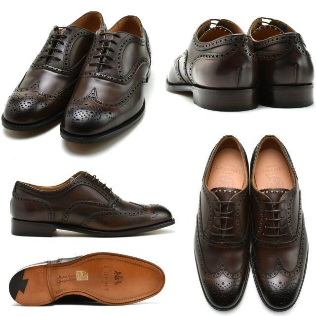 ジョセフチーニー ウィングチップ ドレスシューズ メンズ JOSEPH CHEANEY ARTHUR III MOCHAの画像