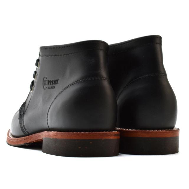CHIPPEWA（チペワ） プレーン トゥ チャッカブーツ ブラック CHUKKA