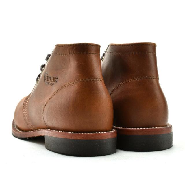 チペワ　プレーントゥチャッカブーツ　26.5 CHIPPEWA（チペワ） プレーン トゥ チャッカブーツ タン CHUKKA BOOTS