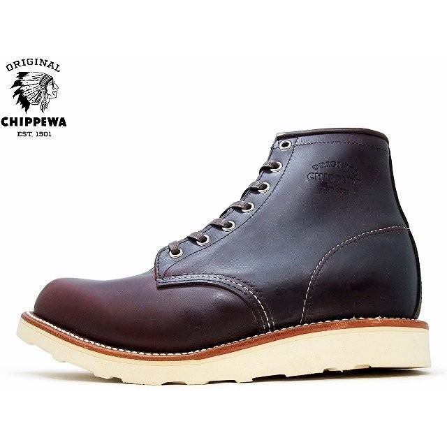 CHIPPEWA（チペワ） ブーツ プレーン トゥ ウェッジブーツ コードバン