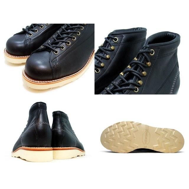 CHIPPEWA（チペワ） モンキーブーツ ブラック レーストゥトゥ 5