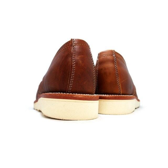 CHIPPEWA チペワ オックスフォード モックトゥ USA製 ブラウン 中古・古着通販】CHIPPEWA (チペワ) モックトゥラゲッジフィールド