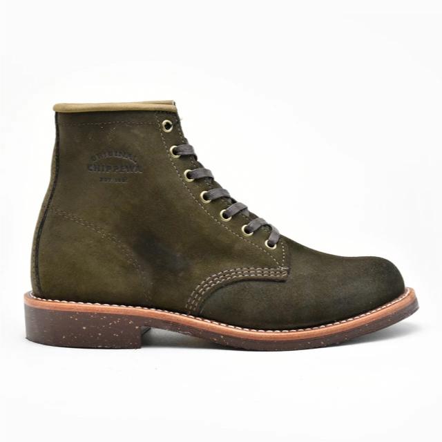CHIPPEWA チペワ 6インチ プレーン トゥ サービスブーツ チョコ 6 