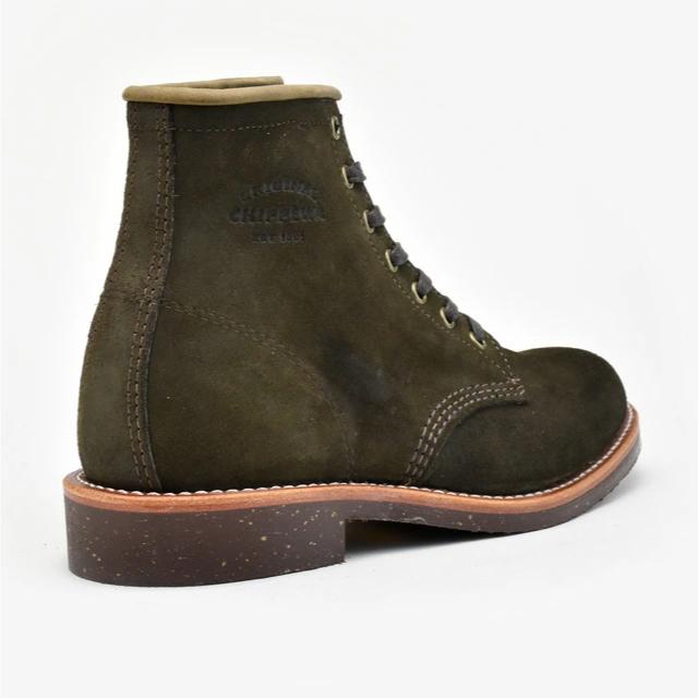 CHIPPEWA チペワ 6インチ プレーン トゥ サービスブーツ チョコ 6 