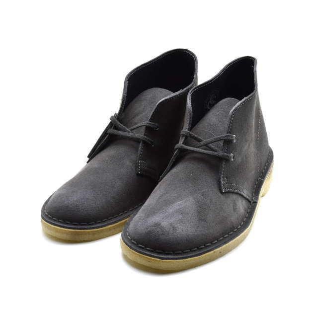 クラークス デザートブーツ スエード CLARKS DESERT BOOT 26144232 SLATE GRAY MENS メンズ UK規格