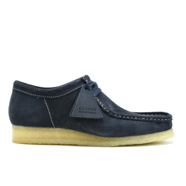 クラークス　ワラビー　UK7 Clarks UK7.5 クラークスワラビーロー CLARKS WALLABEE-Lo 黒