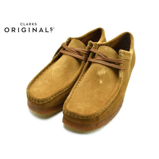 クラークス ワラビー ロー CLARKS WALLABEE UK規格 26155518 コーラスエード COLA｜facetofacegold