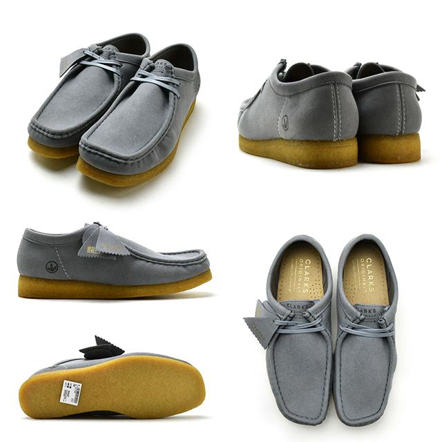 Clarks（クラークス） ワラビー ロー CLARKS WALLABEE GREY VEGAN