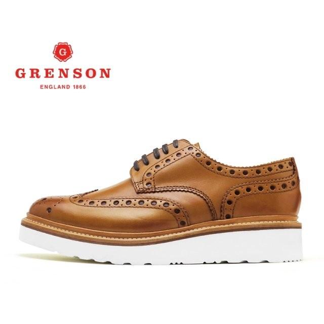 GRENSON グレンソン 靴 ARCHIE V アーチー ウィングチップ 110007 TAN 
