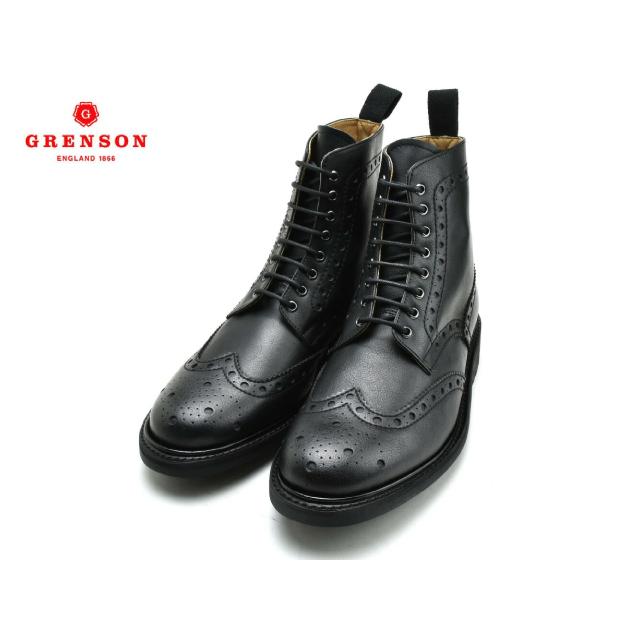 GRENSON（グレンソン） フレッド V カントリーブーツ メンズ ブローグ