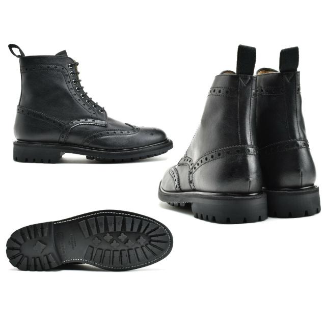 GRENSON（グレンソン） フレッド V カントリーブーツ メンズ ブローグ 