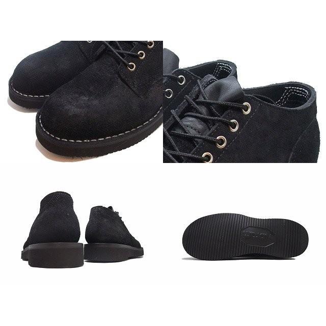 HATHORN ハソーン RAINIER OXFORD SHOES オックスフォード 104NWC BLK BLACK ROUGHOUT ブラックラフアウト Made in USAの画像