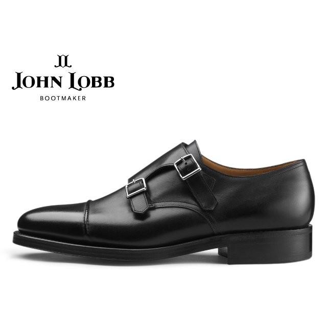 ジョンロブ ウィリアム2 JHON LOBB WILLIAM II ダブルモンクストラップ ブラック メンズ ビジネス ドレス