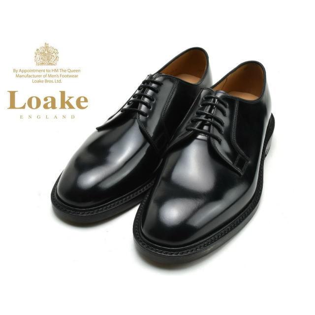 ローク プレーントゥ Loake 771 ブラックメンズ ビジネスシューズ｜facetofacegold