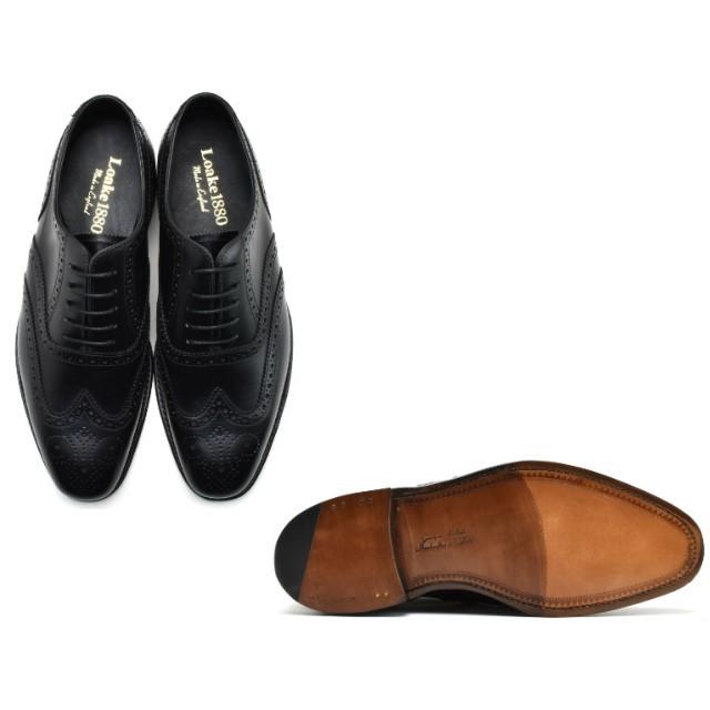 ローク ウィングチップ Loake BUCKINGHAM ブラック メンズ ビジネスシューズ｜facetofacegold｜03