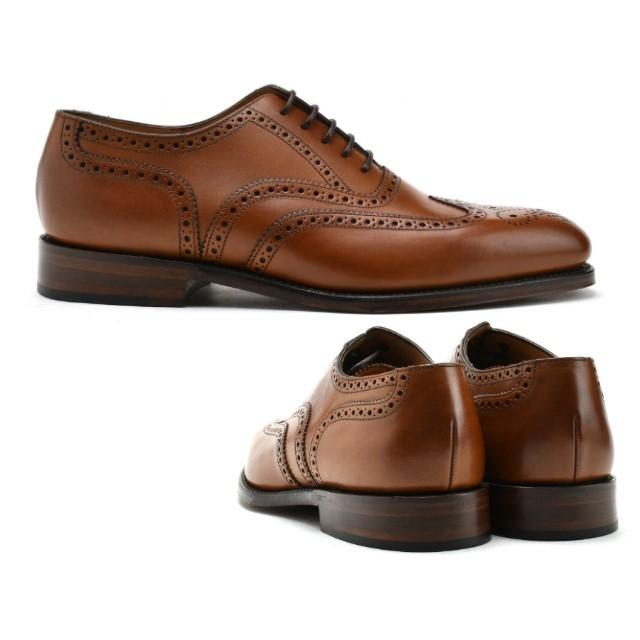Loake (ローク) ウィングチップ　UK8 Loake ローク ウィングチップ BUCKINGHAM ブラウン メンズ