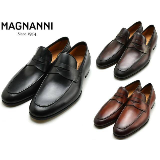 【値下】【新品・未使用】MAGNANNIブラウン レザーローファー　サイズ39 MAGNANNI ブラウンレザー ローファー - メルカリ