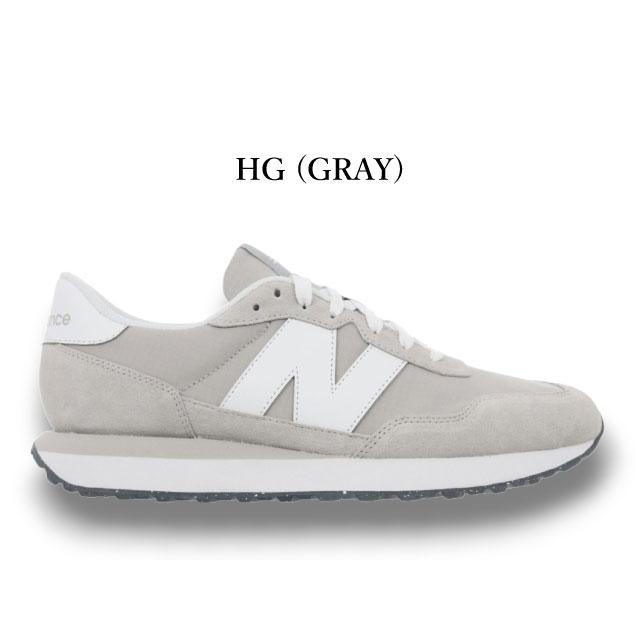 ニューバランス スニーカー メンズ 237 new balance M237 MS237 グレー ホワイト ネイビー ブラック ブルー ビッグNロゴ NB 靴の画像